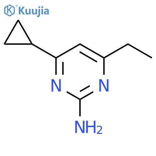 4-cyclopropyl-6-ethylpyrimidin-2-amine structure