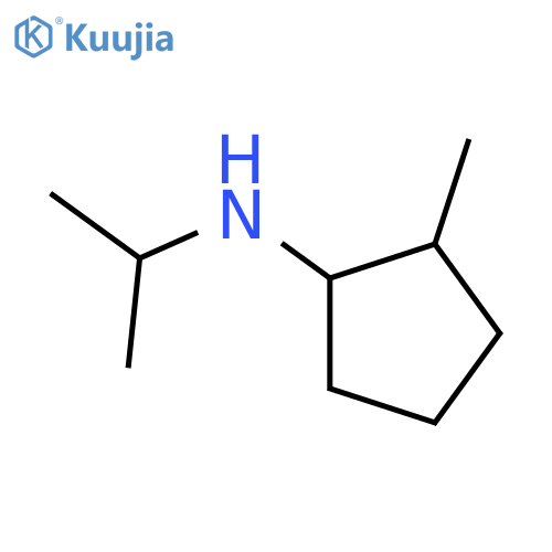 2-methyl-N-(propan-2-yl)cyclopentan-1-amine structure