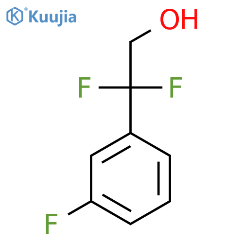 2,2-difluoro-2-(3-fluorophenyl)ethan-1-ol structure