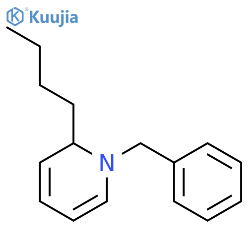 Pyridine, 2-butyl-1,2-dihydro-1-(phenylmethyl)- structure