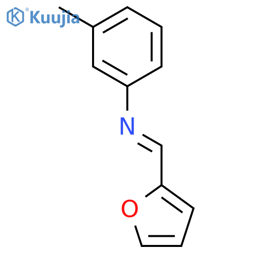 Benzenamine, N-(2-furanylmethylene)-3-methyl- structure