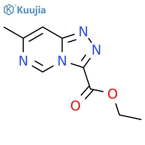 Ethyl 7-methyl-[1,2,4]triazolo[4,3-c]pyrimidine-3-carboxylate structure