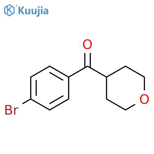 4-(4-bromobenzoyl)oxane structure