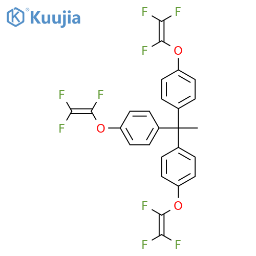 1,1,1-TRIS(4-TRIFLUOROVINYLOXYPHENYL)ETHANE structure