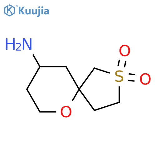9-amino-6-oxa-2λ?-thiaspiro[4.5]decane-2,2-dione structure