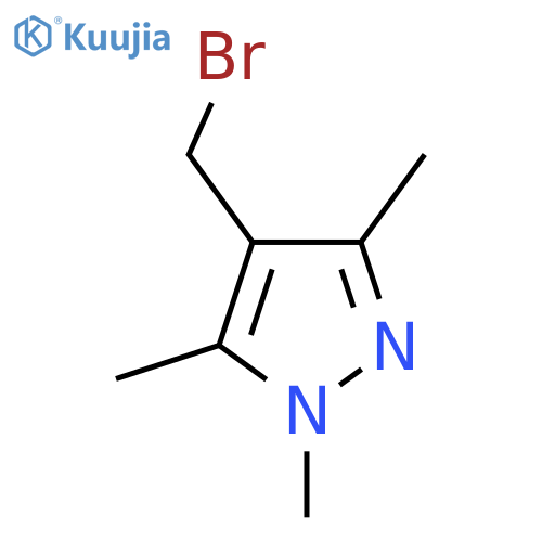 4-(Bromomethyl)-1,3,5-trimethyl-1H-pyrazole structure