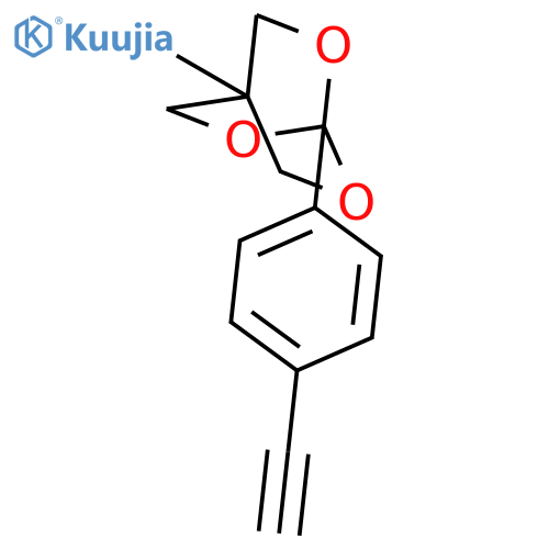 1-(4-ethynylphenyl)-4-methyl-2,6,7-trioxabicyclo[2.2.2]octane structure