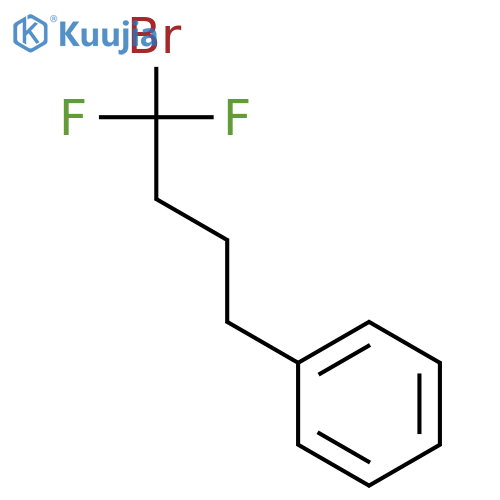 Benzene, (4-bromo-4,4-difluorobutyl)- structure