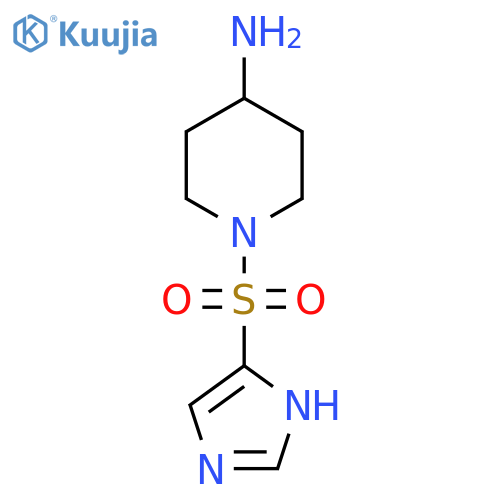 1-((1H-Imidazol-4-yl)sulfonyl)piperidin-4-amine structure