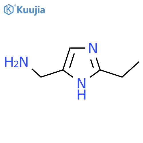 (2-Ethyl-1h-imidazol-4-yl)methanamine structure