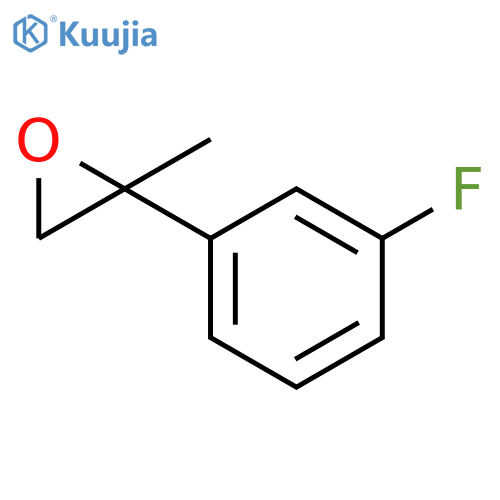 2-(3-fluorophenyl)-2-methyloxirane structure