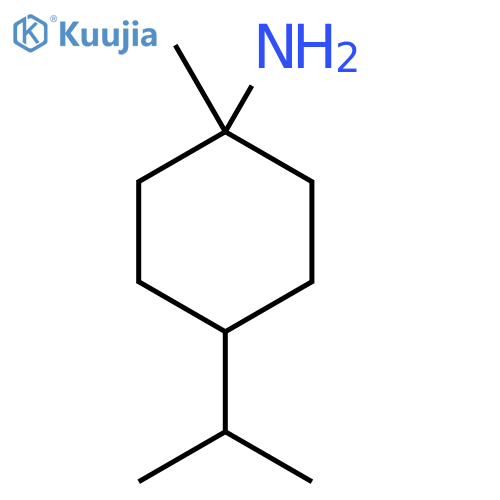 1-Methyl-4-(propan-2-yl)cyclohexan-1-amine structure