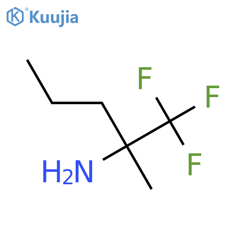 2-Pentanamine, 1,1,1-trifluoro-2-methyl- structure