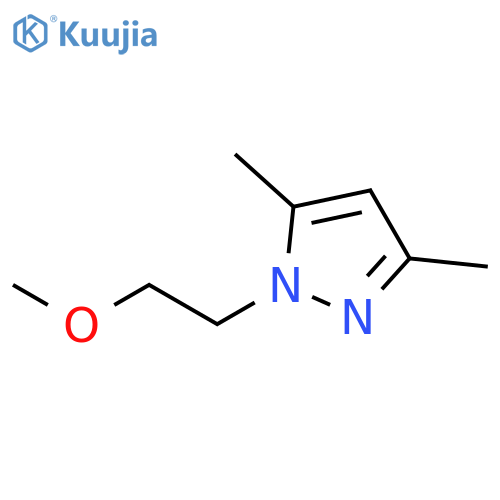 1-(2-methoxyethyl)-3,5-dimethyl-1H-pyrazole structure