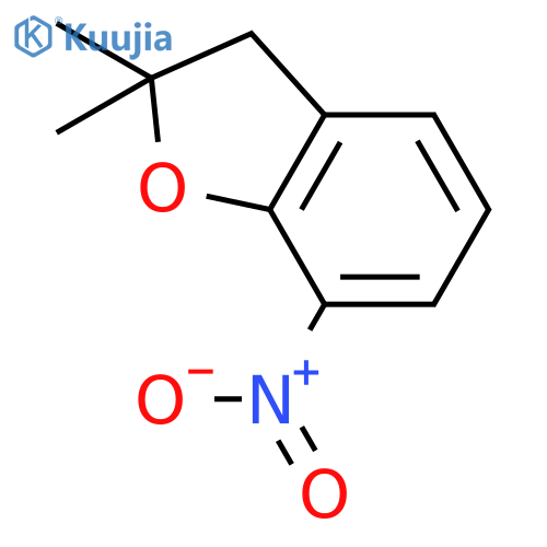 2,3-Dihydro-2,2-dimethyl-7-nitrobenzofuran structure