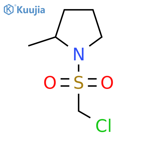 1-Chloromethanesulfonyl-2-methylpyrrolidine structure