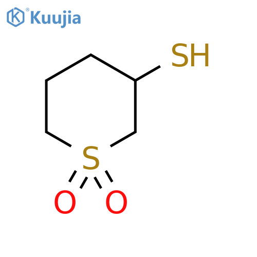 3-Sulfanyl-1lambda6-thiane-1,1-dione structure