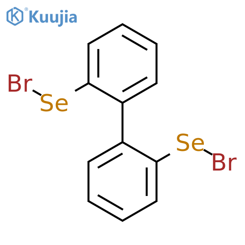 [1,1'-Biphenyl]-2,2'-diselenenyl dibromide structure
