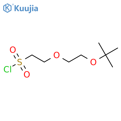 2-2-(tert-butoxy)ethoxyethane-1-sulfonyl chloride structure