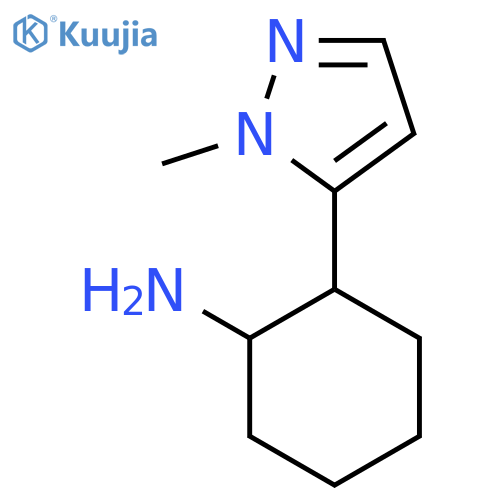 2-(1-methyl-1H-pyrazol-5-yl)cyclohexan-1-amine structure