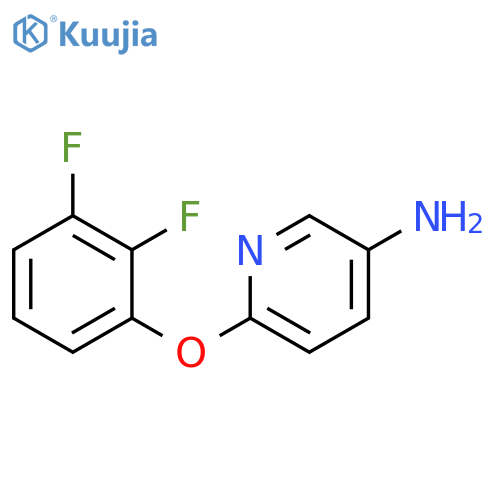 6-(2,3-difluorophenoxy)pyridin-3-amine structure