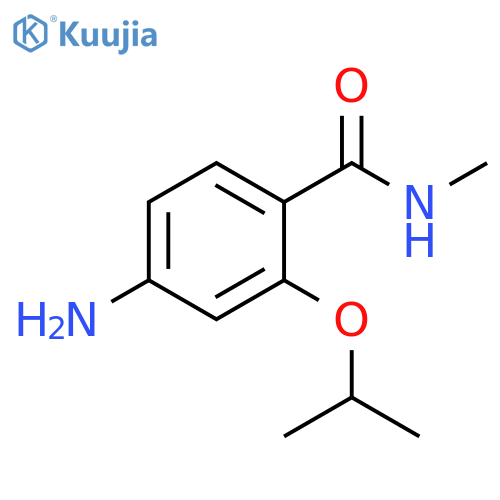 4-Amino-2-isopropoxy-N-methylbenzamide structure