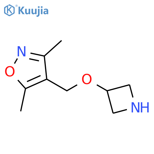 Isoxazole, 4-[(3-azetidinyloxy)methyl]-3,5-dimethyl- structure