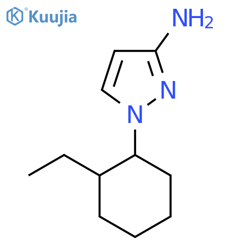 1-(2-ethylcyclohexyl)-1H-pyrazol-3-amine structure