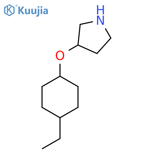 3-(4-ethylcyclohexyl)oxypyrrolidine structure