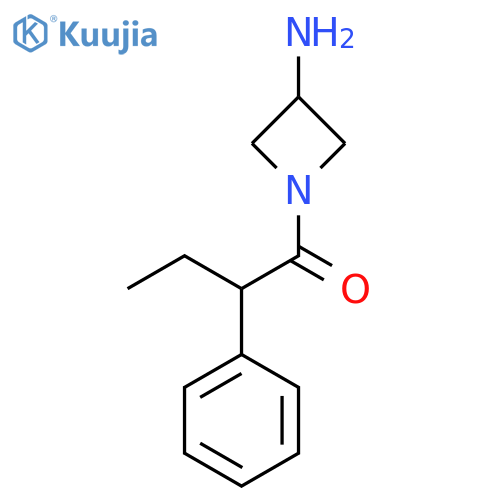 1-(3-Aminoazetidin-1-yl)-2-phenylbutan-1-one structure