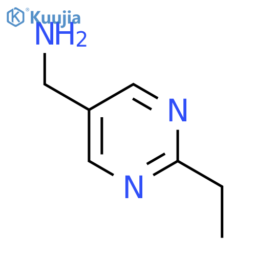 1-(2-ethylpyrimidin-5-yl)methanamine structure