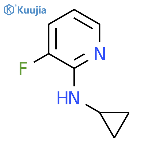 N-Cyclopropyl-3-fluoropyridin-2-amine structure