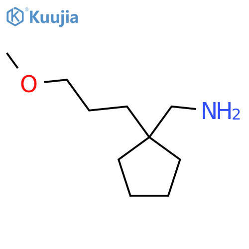 1-(3-methoxypropyl)cyclopentylmethanamine structure