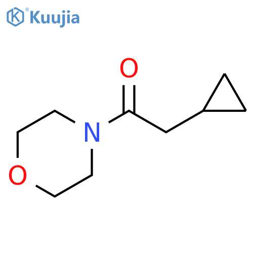 Ethanone, 2-cyclopropyl-1-(4-morpholinyl)- structure