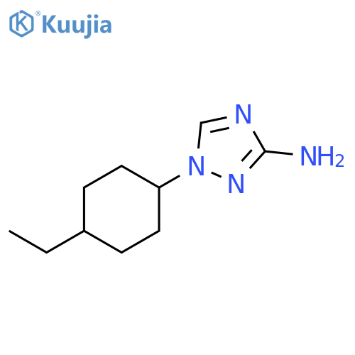 1-(4-ethylcyclohexyl)-1H-1,2,4-triazol-3-amine structure