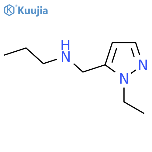 (1-ethyl-1H-pyrazol-5-yl)methyl(propyl)amine structure