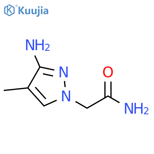 1H-Pyrazole-1-acetamide, 3-amino-4-methyl- structure