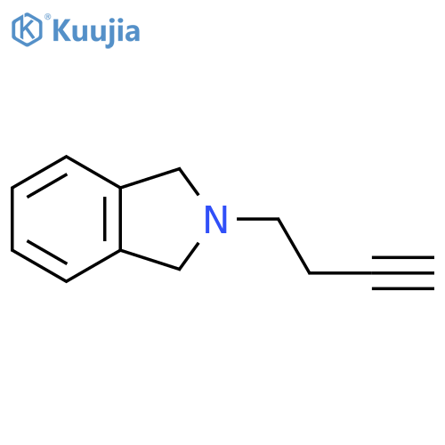 2-(but-3-yn-1-yl)-2,3-dihydro-1H-isoindole structure