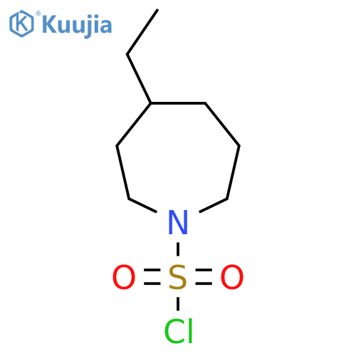 4-Ethylazepane-1-sulfonyl chloride structure