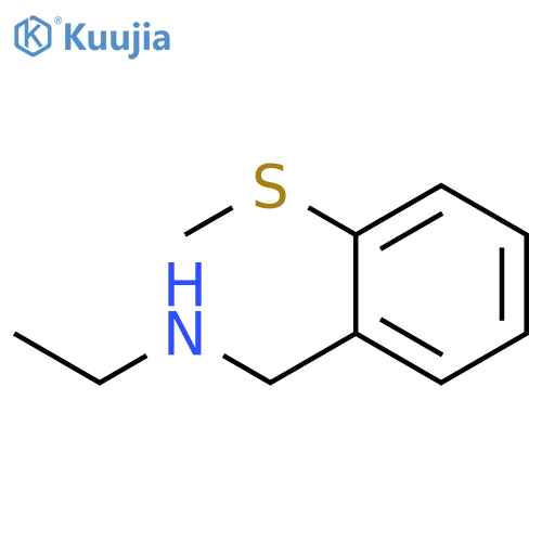 N-ethyl-1-(2-(methylthio)phenyl)methanamine structure