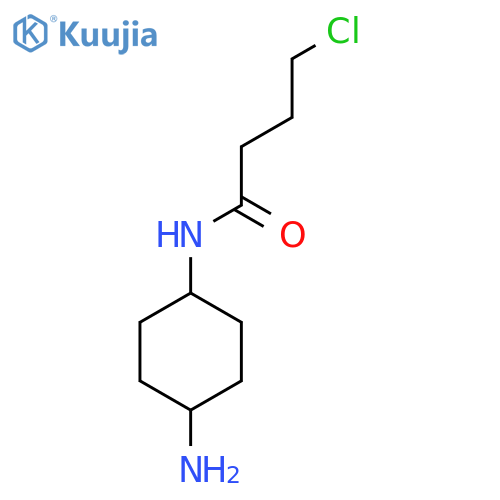 N-(4-aminocyclohexyl)-4-chlorobutanamide structure