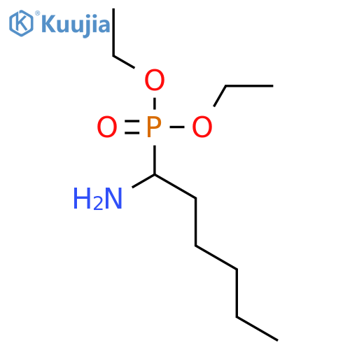 Phosphonic acid, (1-aminohexyl)-, diethyl ester, (±)- structure