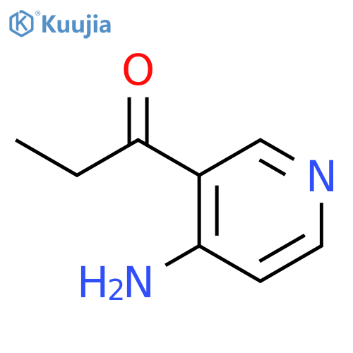 1-(4-aminopyridin-3-yl)propan-1-one structure
