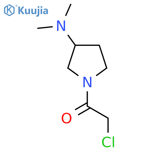 2-Chloro-1-(3-dimethylamino-pyrrolidin-1-yl)-ethanone structure