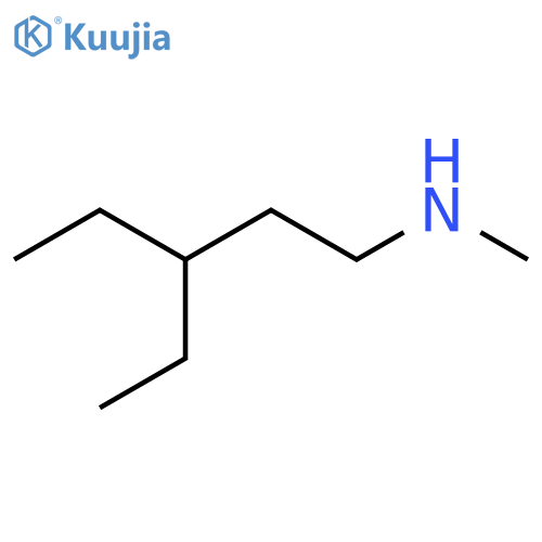 (3-ethylpentyl)(methyl)amine structure