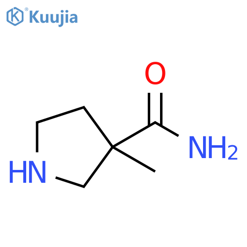 3-methylpyrrolidine-3-carboxamide structure