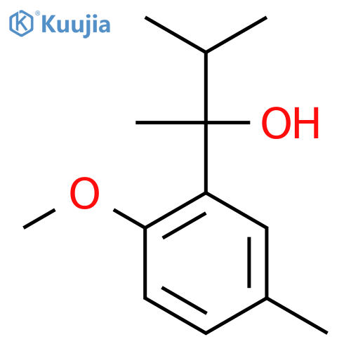 2-(2-Methoxy-5-methylphenyl)-3-methyl-butan-2-ol structure