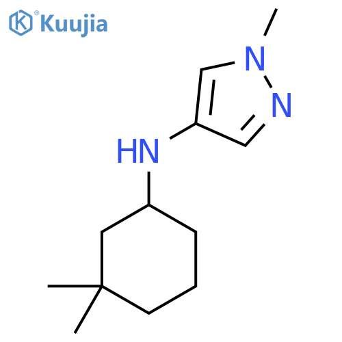N-(3,3-Dimethylcyclohexyl)-1-methyl-1H-pyrazol-4-amine structure