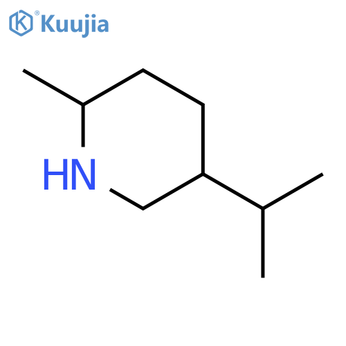 2-methyl-5-(propan-2-yl)piperidine structure