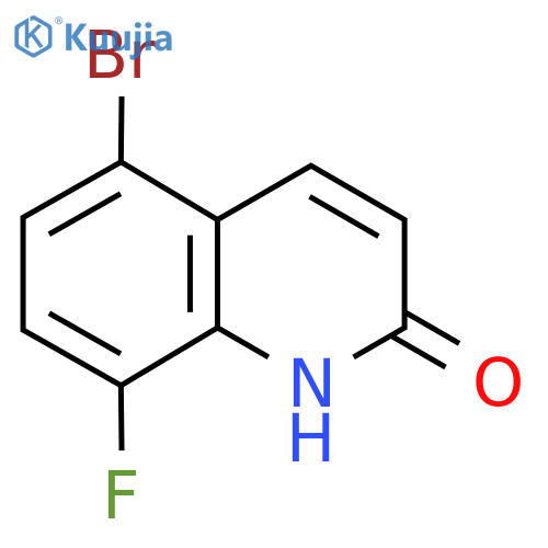 5-Bromo-8-fluoroquinolin-2(1H)-one structure